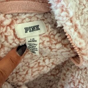 Pink Sherpa Jacket